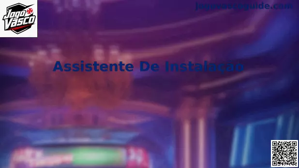 Interface explicativa do Assistente de Instalação para o aplicativo Jogo Vasco
