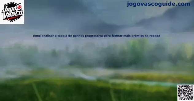 Tabela de ganhos progressiva Jogo Vasco