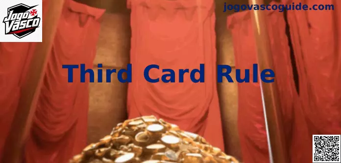 Ilustração explicativa da Third Card Rule no Bacará do Jogo Vasco