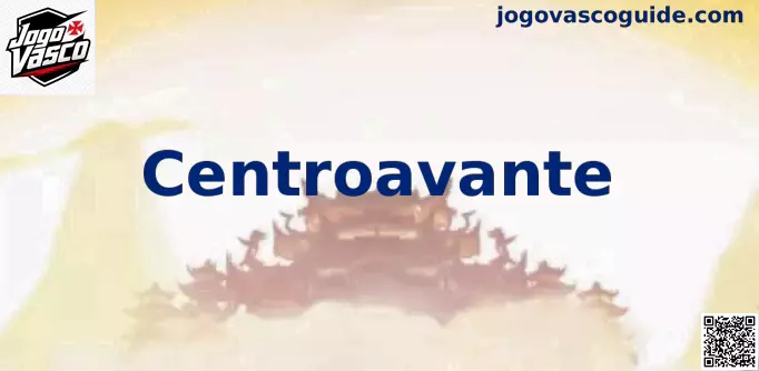 Centroavante se posicionando entre os zagueiros em uma jogada ofensiva do Jogo Vasco